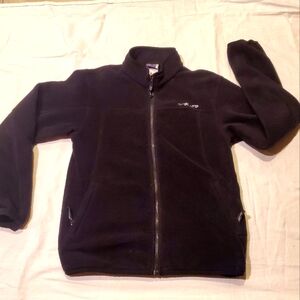 Spyder fleece zip up jacket. Black.